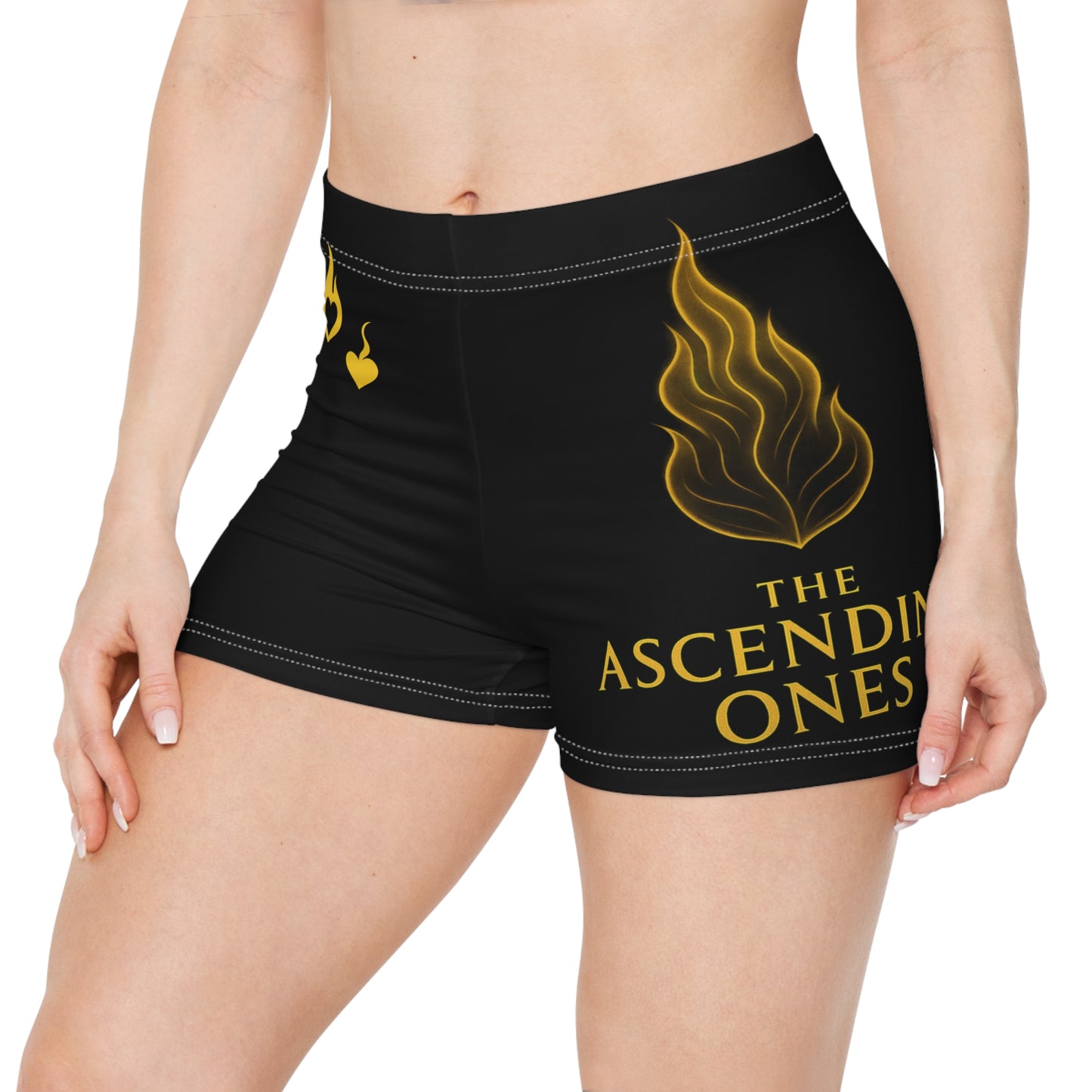 The Ascending Ones™ Flame Spandex Shorts