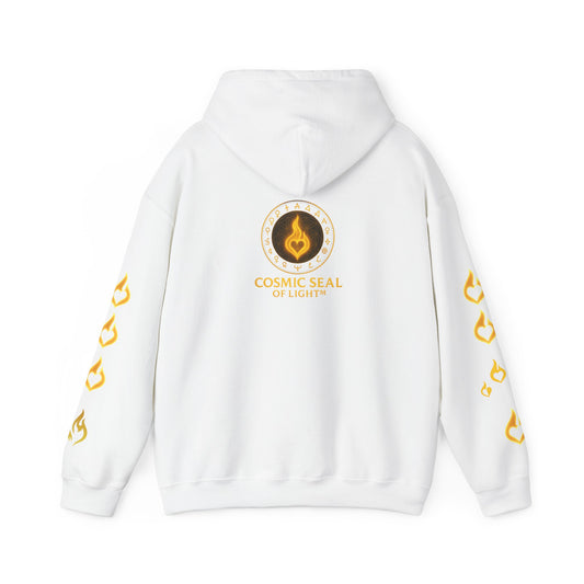 🔥 The Ascending Ones™ — Cosmic Seal of Light Hoodie