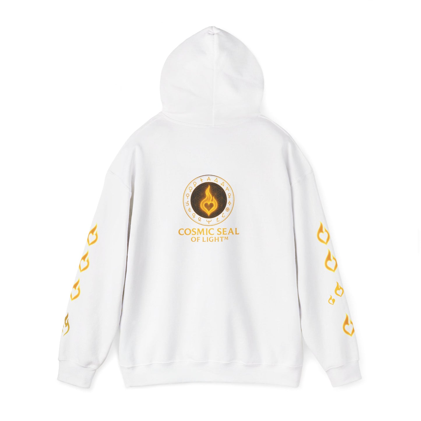🔥 The Ascending Ones™ — Cosmic Seal of Light Hoodie